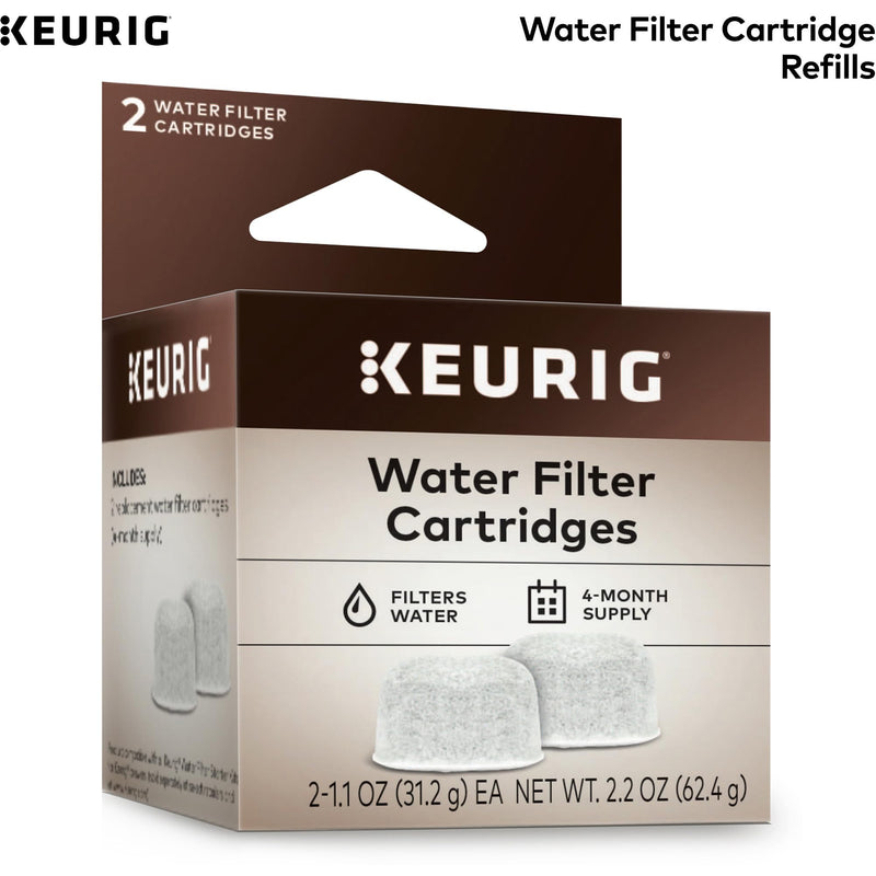 [Australia - AusPower] - Keurig Water Filter Refill Cartridges, Replacement Water Filter Cartridges, Compatible with 2.0 K-Cup Pod Coffee Makers, 2 Count 