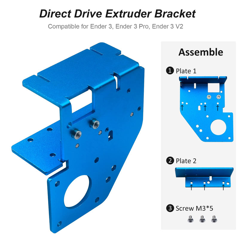 ENOMAKER Ender 3 Upgrade Linear Rail Guide Kit X Axis with Direct Drive Extruder Bracket, MGN12C Bearing Stainless Steel Guideway Slider Improve Speed for Creality Ender 3 Pro V2(300mm C-Type) Ender 3/Pro/V2 Rail Guide(X Axis)