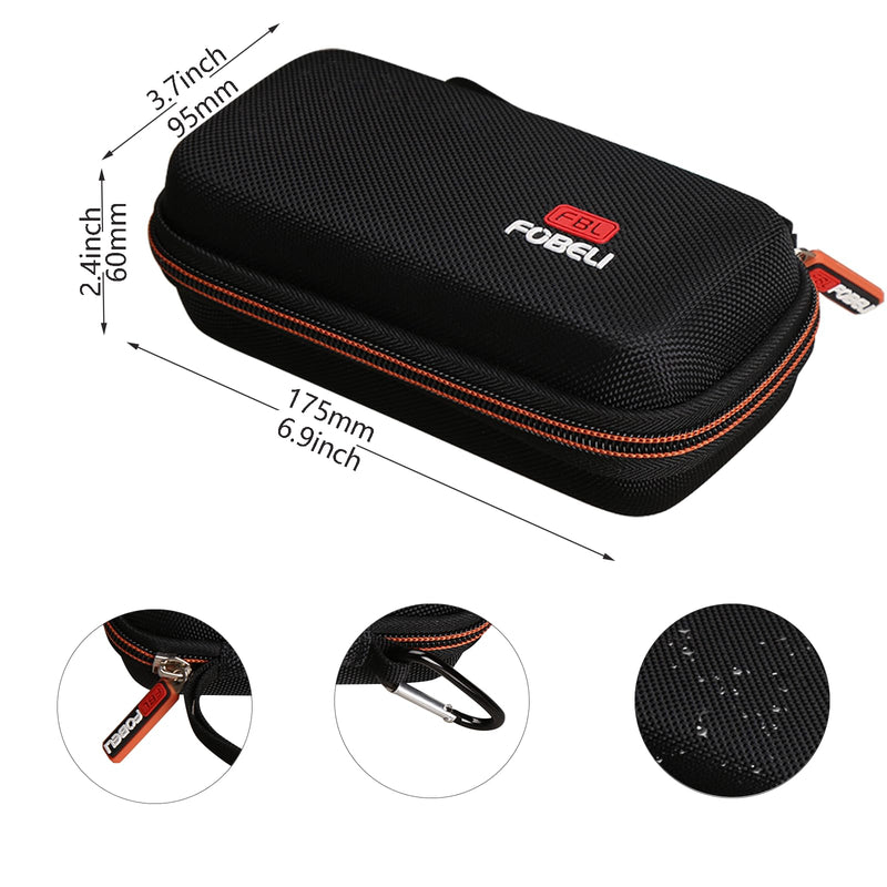 [Australia - AusPower] - FBLFOBELI Hard Case for TopTes TS-501B Sound Level Meter/TopTes TS-301 Digital Anemometer Wind Speed Meter/TopTes TS-710 Light Meter Lux/Foot Candles Meter (Case Only) (Orange) Orange 