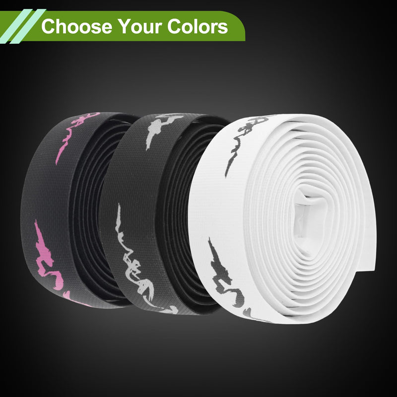 Road Bike Handlebar Tape Cycling Handle Wraps 215 cm Length 3 cm Width Silicone Eva Bicycle Bar Tape 1 Set Rolls Black Purple