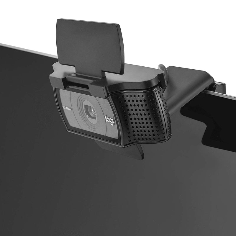 [Australia - AusPower] - Webcam Cover for Logitech C920/ C920x/ C922x/ C930e/ C922/ C920 HD Pro Stream Webcam, Camera Cover to Protect Lens and Security, Black 