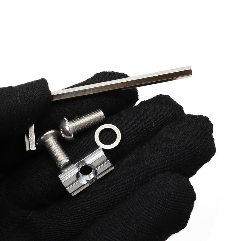 [Australia - AusPower] - 140Pcs 1010 Aluminum Extrusion M6 Hardware T Slot Nut and Bolt Screw, 40Pcs M6x12, 20Pcs M6x14 and Washers, 60Pcs 10 Series Extruded T Slide Nut for 1010 1020 2525 Extrusion Accessories 