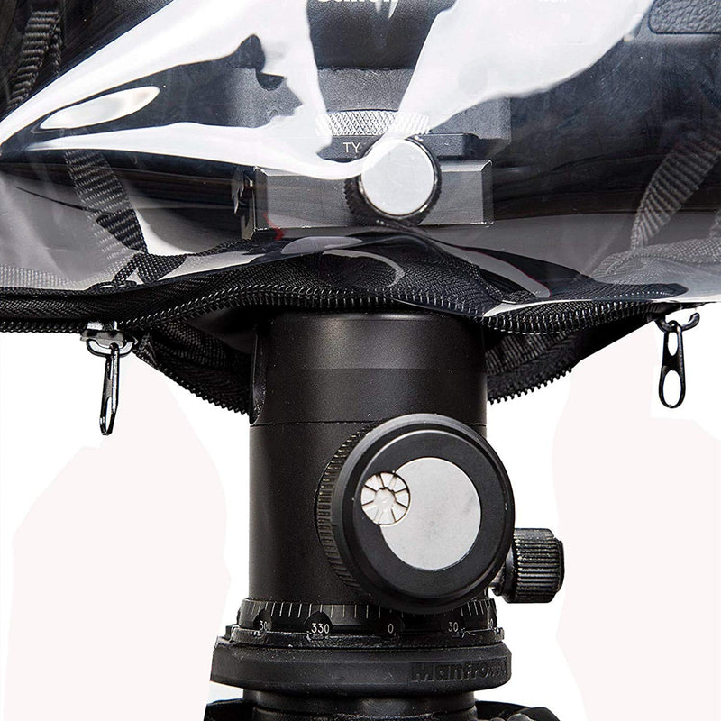 [Australia - AusPower] - WANBY Waterproof Camera Rain Cover Professional Soft Black Camera Rain Covers for All DSLR SLR Cameras 