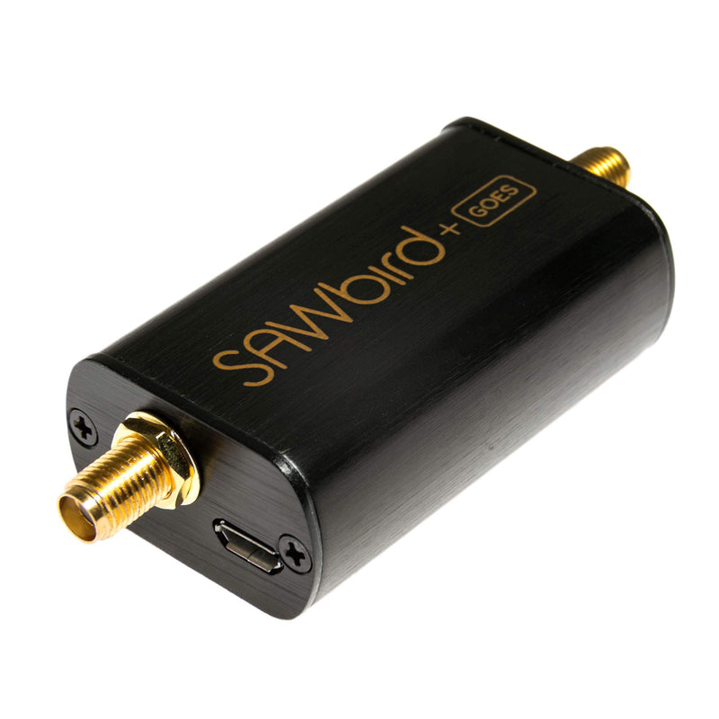 NooElec SAWbird+ GOES - Premium SAW Filter & Cascaded Ultra-Low Noise LNA Module for NOAA (GOES/LRIT/HRIT) Applications. 1688MHz Center Frequency