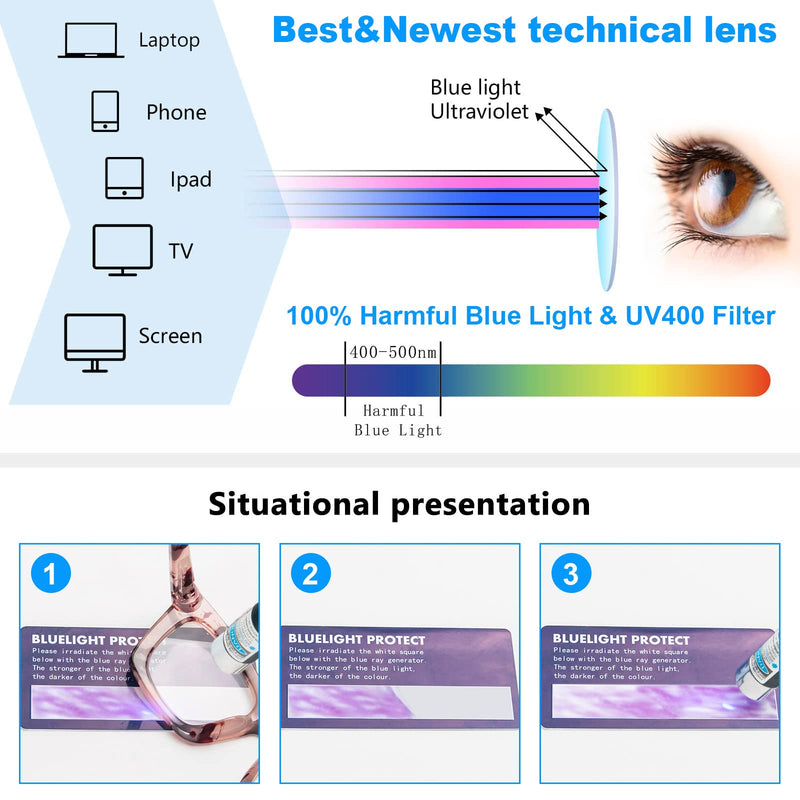 [Australia - AusPower] - REAVEE Oprah Style Reading Glasses for Women, Blue Light Blocking Cute Oversized Square Computer Readers Spring Hinge Black/Pink Leopard/Blackpink 1.5 x 