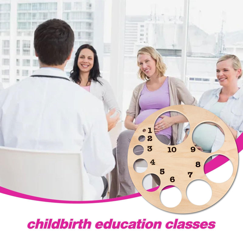 [Australia - AusPower] - Cervical Dilation Board Showing The Opening of The Cervix, Cervical Dilation Wheel for Childbirth Education Classes, Midwife Gift, Doula Gift 
