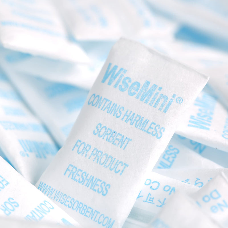 Wisesorb 0.25 Gram 1200 Pack Silica Gel Packets, Dessicant Packets, Silica Gel Packs, Moisture Absorbers for Food Storage, Food Safe Desiccant Dehumidifiers 0.25g*1200Pcs