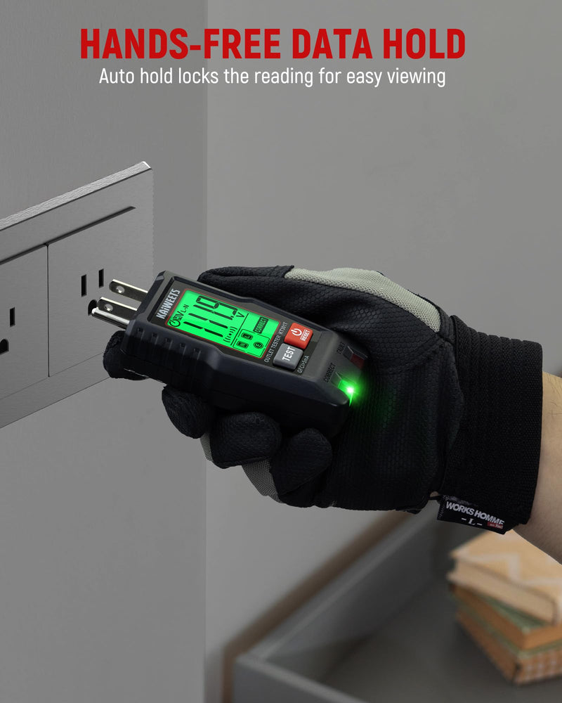 [Australia - AusPower] - KAIWEETS HT100s Voltage Tester/Non-Contact Voltage Tester and KAIWEETS KT301T GFCI Outlet Tester with LCD Display 