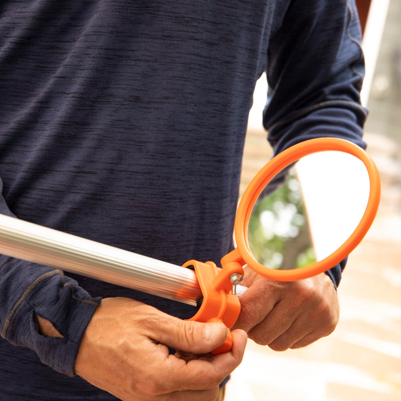 [Australia - AusPower] - Inspection Mirror for Extension Pole Attachment | Easily Inspect Roofs, Gutters, Inside Duct Work, Birds’ Nests & More 