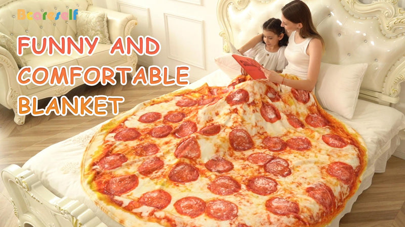 Bcareself Tortilla Blanket 71 inches 2.0 Double Sided Adult Size Giant Double Sided for Kids Funny Realistic Food Personalized Throw Blanket Novelty Gift Taco Blanket Soft Flannel Beige
