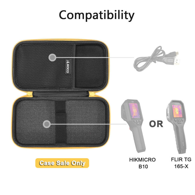 [Australia - AusPower] - RLSOCO Carrying Case for FLIR TG165-X Thermal Imaging Camera, fits FLIR TG267, TG275, TG297 Thermal Imaging Camera 