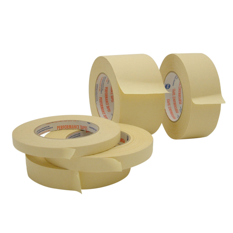 Intertape PG21/NAT160 PG21 High Temperature Masking Tape: 1" x 60 yd., Natural 1 in. x 60 yds. (24mm x 55m)