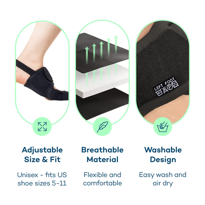 [Australia - AusPower] - Caretras Bunion Corrector, Orthopedic Bunion Splint, Big Toe Separator Pain Relief, Non-Surgical Hallux Valgus Correction, Hammer Toe Straightener, Day Night Support (Simple Elegant (2 Count)) 