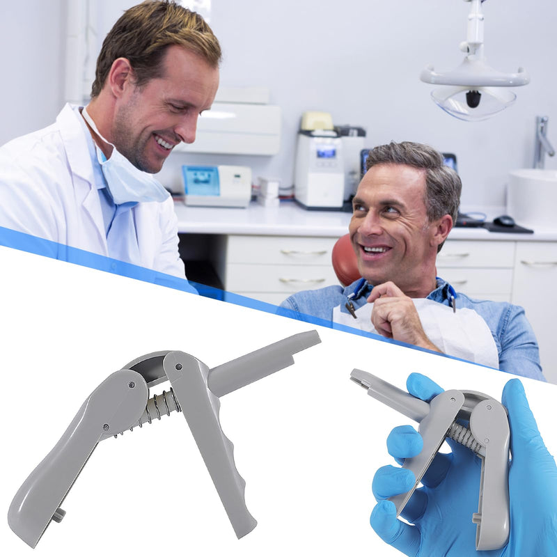 Resin Dental Composite Gun, 1/5 Piece Impression Injection Gun, Composite Material Dosing Injection Gun, Dental Dispenser Applicator, Compatible with Most Single Dose Tips (5) 5