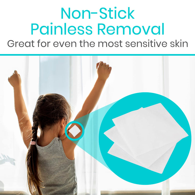 [Australia - AusPower] - 4x4 Sterile Gauze Pads (100pc) - Individually Wrapped 2-Pack Wound Dressing for Cleaning & Cushioning - Non-Adhesive Highly Absorbent Bandages 4in 