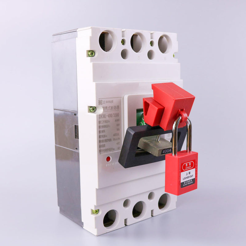[Australia - AusPower] - WUWEOT 4 Pack Circuit Breaker Lockout Device, 480/600V Clamp-on Breaker Lock Out Device, Extra Large Universal Single & Multi Pole Circuit Interrupter, No Lock Needed 