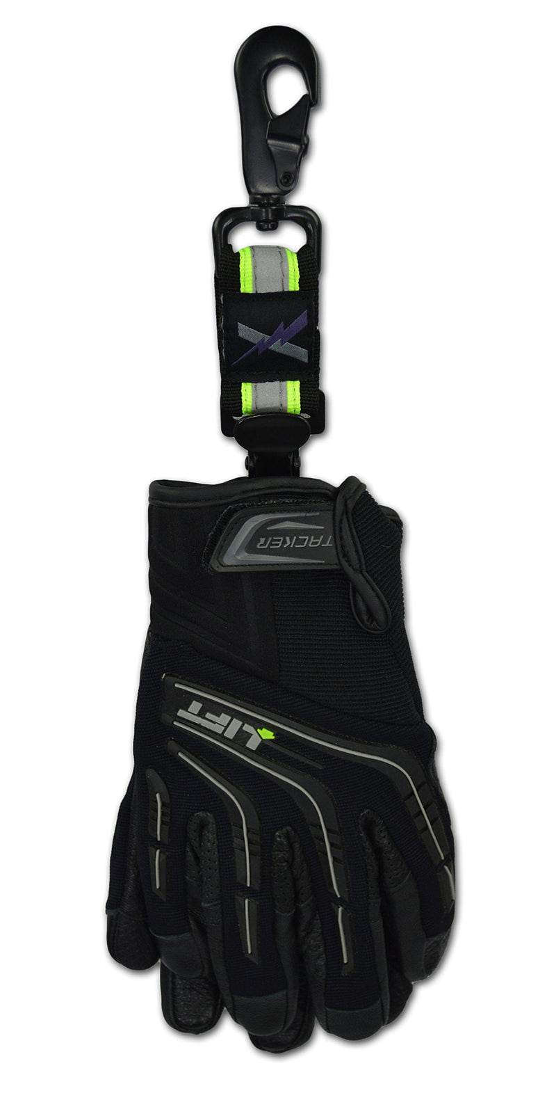 Lightning X Products The Original Reflective Firefighter Rescue Extrication Work Glove Strap With Alligator Clip