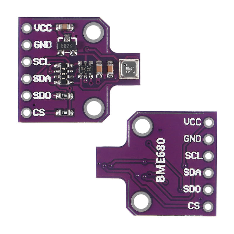 [Australia - AusPower] - 2pcs BME680 Temperature Humidity Pressure and Gas Sensor Breakout Board Module 3~5VDC CJMCU-680 BME680 Sensor 