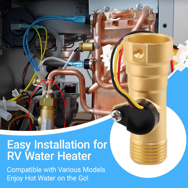 Water Flow Sensor Fit for Girard Gas GSWH-2 Tankless Water Heater, Water Heater Water Flow Sensor, Replace 2GWH-24 2022107584