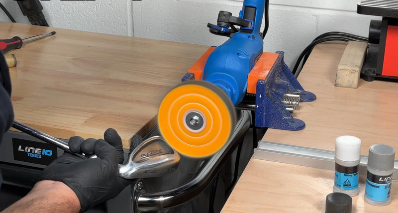 [Australia - AusPower] - LINE10 Tools Metal Buffing Polishing Kit for Drill 4" Buffing Wheels, 3-Step Polishing Compound for Aluminum, Chrome, Stainless Steel Perfect for Auto Wheel, Rim, Trim, Jewelry, Golf Club Restoration 