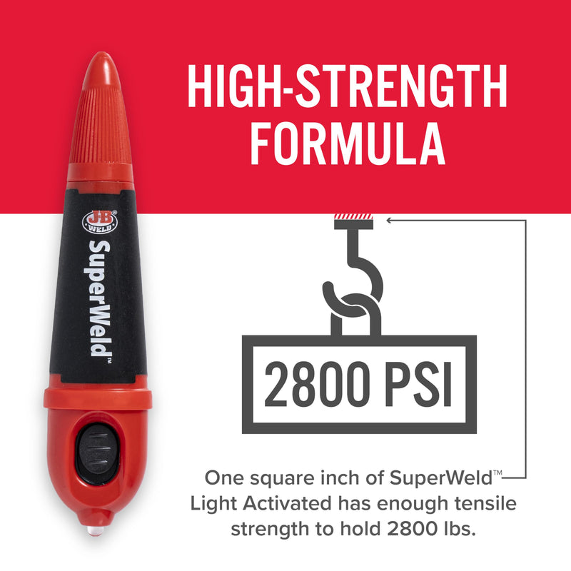 [Australia - AusPower] - J-B Weld Light-Activated Superglue, Clear, 5g, 2-Pack 