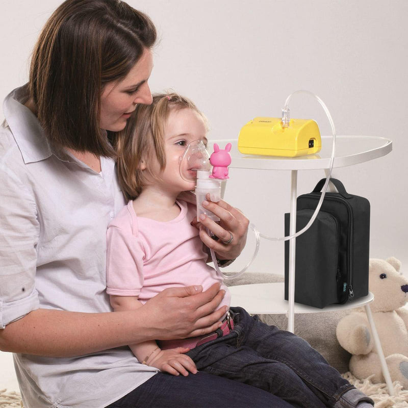 [Australia - AusPower] - Beautyflier Portable Storage Carry Bag for Nebulizer machines for adults and Kids, Protective Travel Case for Breathing Machine Nebulizer, Nebulizer Carry Bag for Home or Travel Use, Carry Bag Only 