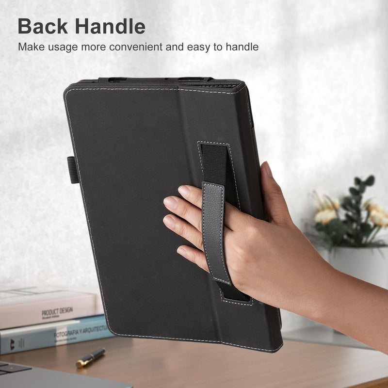 [Australia - AusPower] - CoBak Case for All New Fire HD 10 Tablet 13th Generation 2023 Release 10.1" - Slim Folding Stand Folio Cover for Fire 10 with Auto Wake/Sleep 13th Generation,2023 Release A-Black 