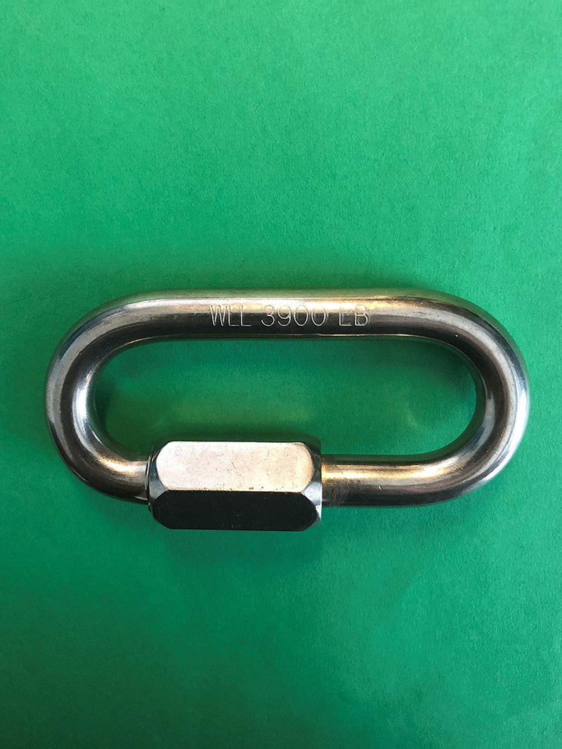 [Australia - AusPower] - US STAINLESS 4 Pieces Stainless Steel 316 Quick Link 3/8" (10mm) Marine Grade 