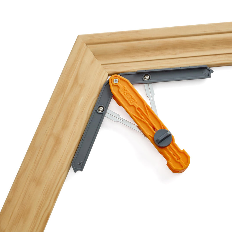 [Australia - AusPower] - BORA MiteriX Compact Angle Finder Tool Gauge, Duplicates & Splits in Half for Precise Transfer to Miter Saw, Easy Corner and Angle Measuring & Duplicating - 530402 