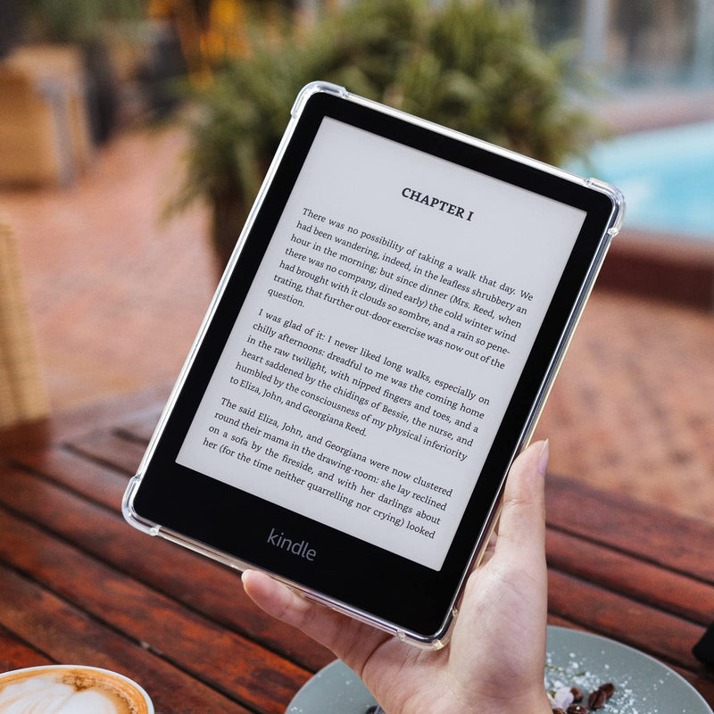 [Australia - AusPower] - CoBak Clear Case for All-New Kindle Paperwhite 11th Gen 2021 & Signature Edition(6.8") - Lightweight, Scratch-Proof Silicone Back Cover, Clear ****Clear- Do NOT Fit Kindle 6" 2022 Release ! 