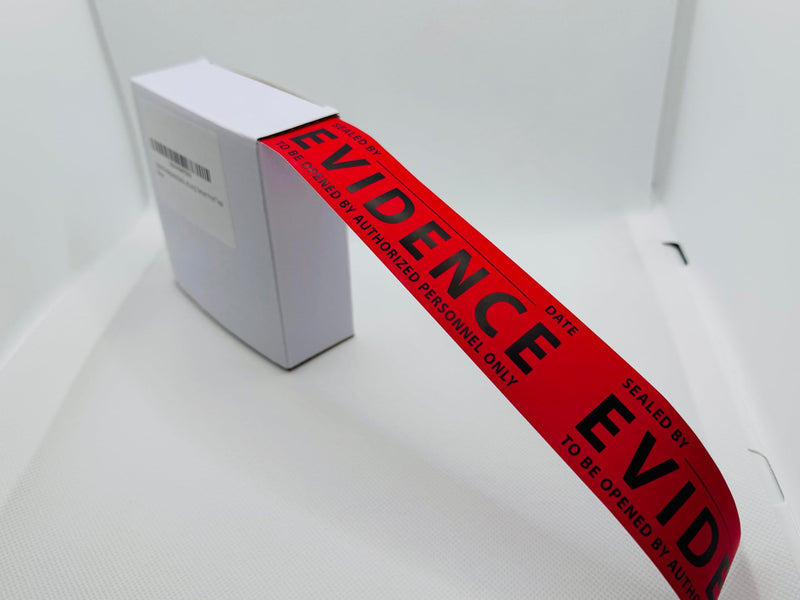 Taction Professional Evidence Tape Roll, Standard Size, Police, CSI, 82 feet Long, Tamper Proof Tape