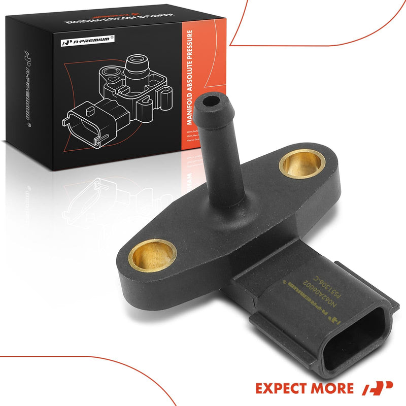 [Australia - AusPower] - A-Premium Manifold Pressure (MAP) Sensor [3 Pins] Compatible with Nissan Altima 2013-2018 2.5L, 370Z 2009-2016 & Infiniti Q60 2014-2015, G37 2009-2013, Q40 2015, EX37 2013, Replace# 22365EY01B 