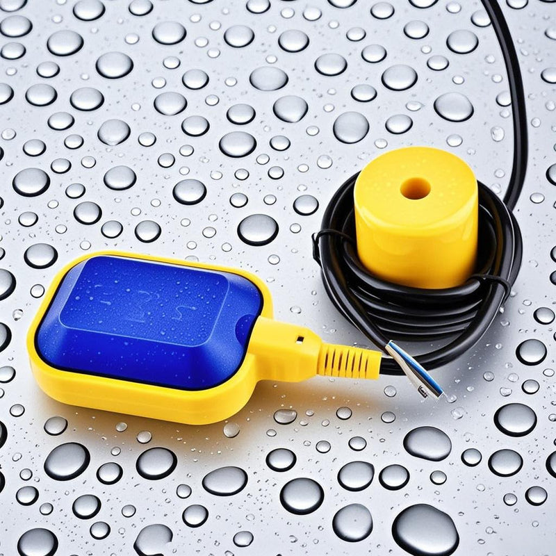 [Australia - AusPower] - 3M 9.8ft Cable Float Switch, Water Level Controller, Universal Limit Switch, Suitable for Automatic Control of Water Tank Pumps, Water Tanks, Industrial Tanks, or Sewage Systems. 