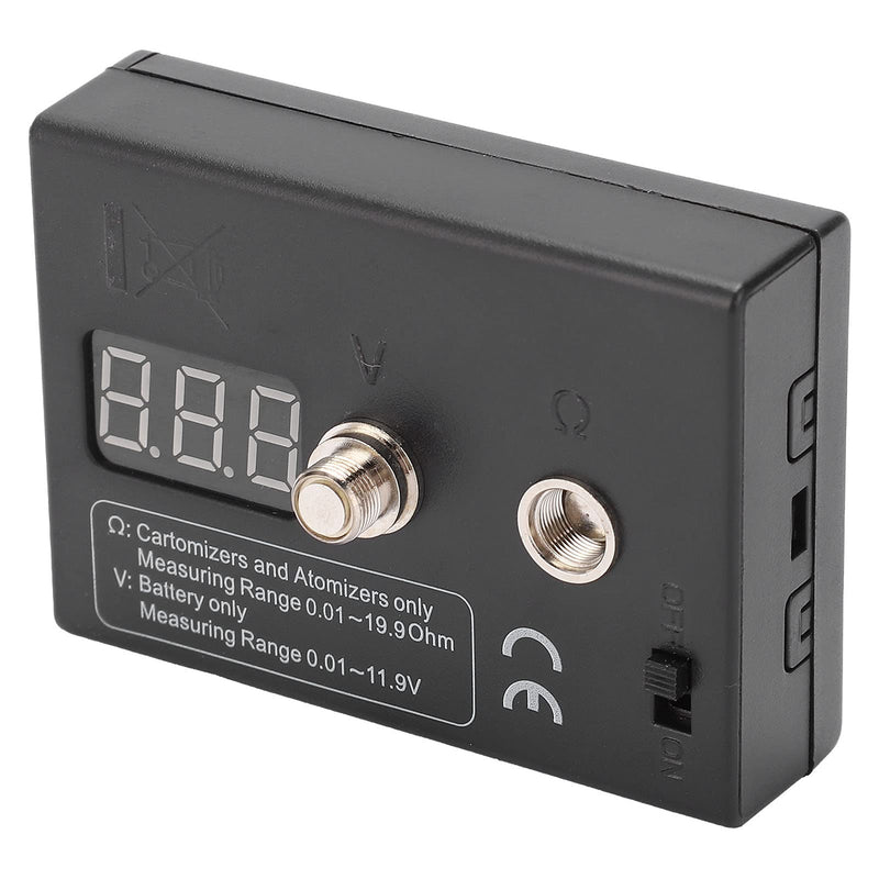 [Australia - AusPower] - Digital Coil Resistance Tester Resistor OHM Meter Reader DIY Tool for Atomizer 3V 0.01 to 20Ω 