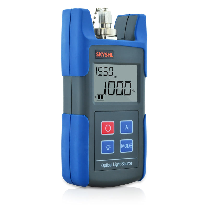 [Australia - AusPower] - 1310nm 1550nm SM Optical Fiber Light Source Tester with SC FC ST LC UPC Adapter (SS103S-11) OLS/1310&1550nm 