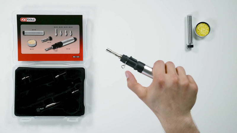 KS Tools 960.1265 Micro Soldering Set, 8-Piece