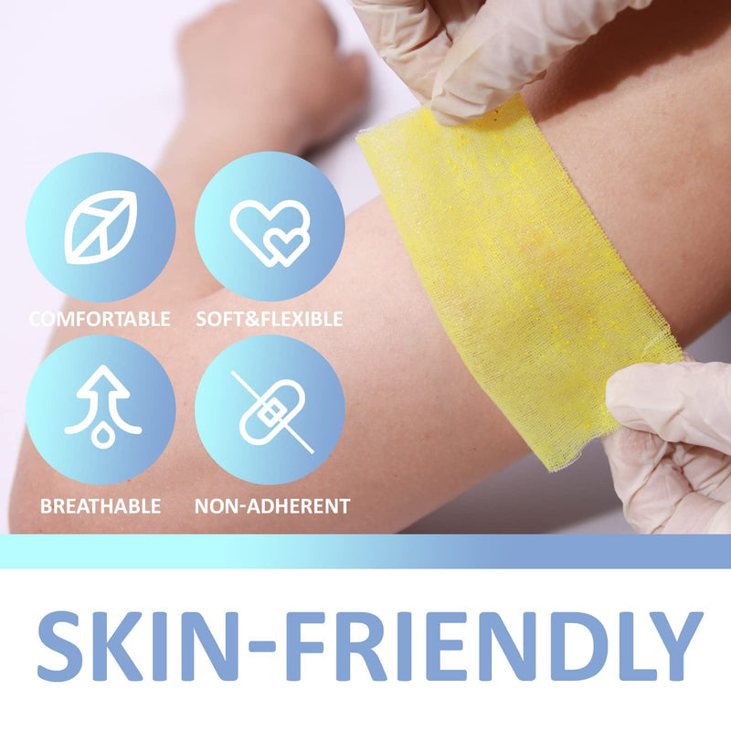 [Australia - AusPower] - Dr.Med Xeroform Petrolatum Dressing Patch, 5"x9"-30 Pcs/Box, Non-Adherent Gauze Dressings, for Minor or Partial Thickness Burns, Lacerations, Skin Graft Recipient Sites, Newly Sutured Wounds 5"x9" (30 Pcs/Box) 