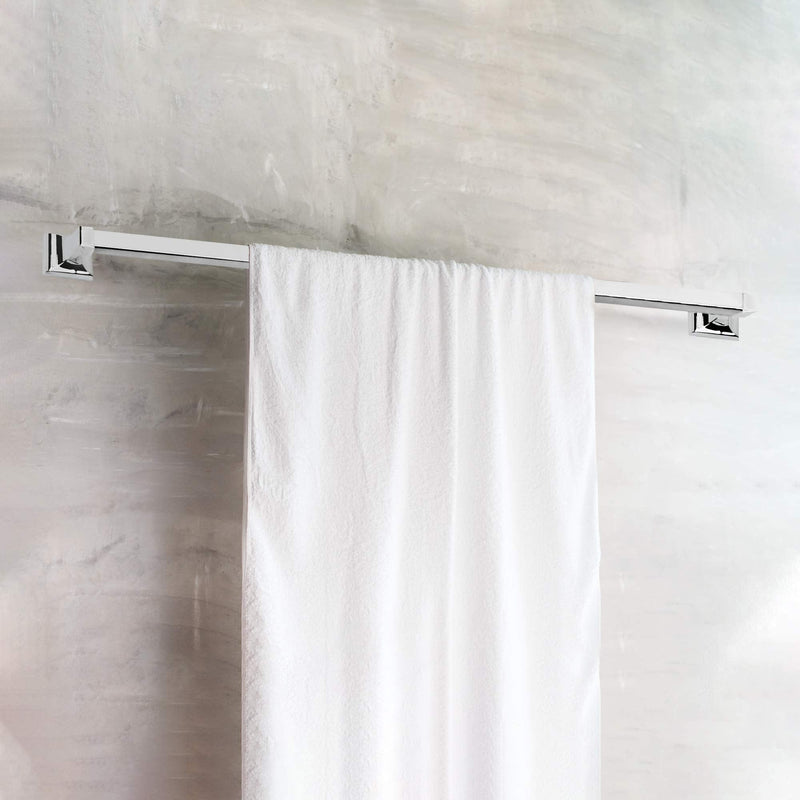 Design House 30 in Millbridge Towel Bar, Standard Wall Mount, Concealed Screws, Easy Installation, Polished Chrome, 31.96 in L x 1.81 in W x 3.15 in H, Item 533034 30 Inch 30 in. Wide Towel Bar