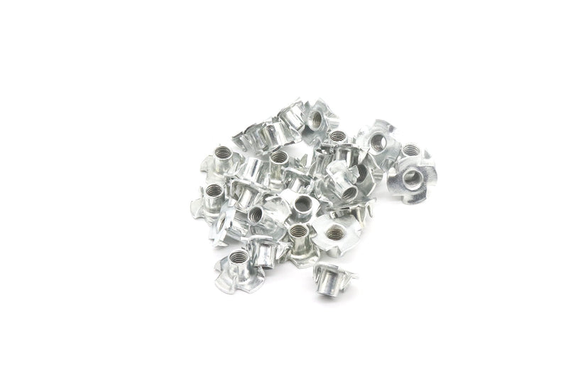 [Australia - AusPower] - binifiMux M8 4 Pronged Tee Nut T-Nuts w/Zinc Plated,Carbon Steel, Pack of 50 M8 50pcs 
