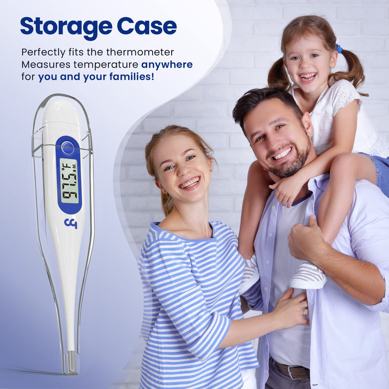 [Australia - AusPower] - Bundle of Oral Thermometer for Adults, Digital Thermometer with Fever Alert 