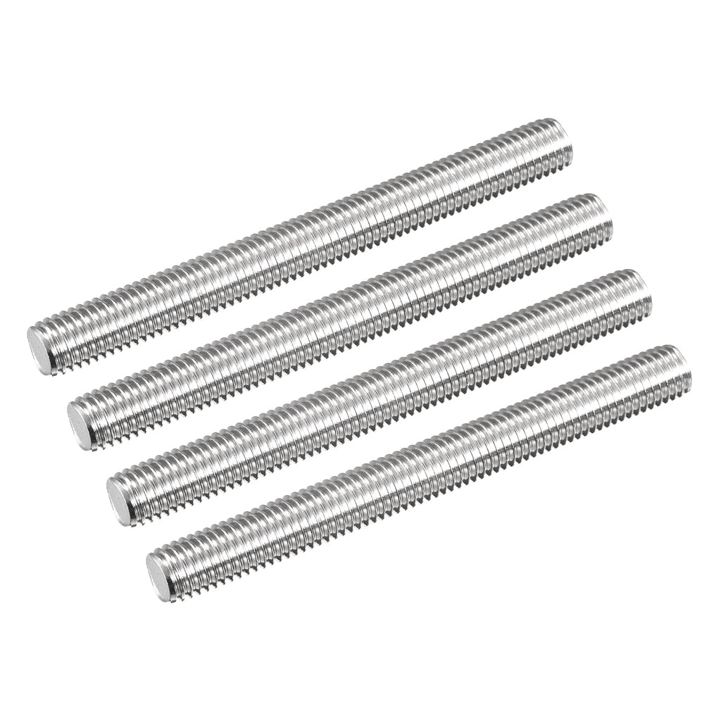 MECCANIXITY Fully Threaded Rod M12 x 120mm 1.75mm Thread Pitch 304 Stainless Steel Right Hand Threaded Rods Bar Studs 8 Pack