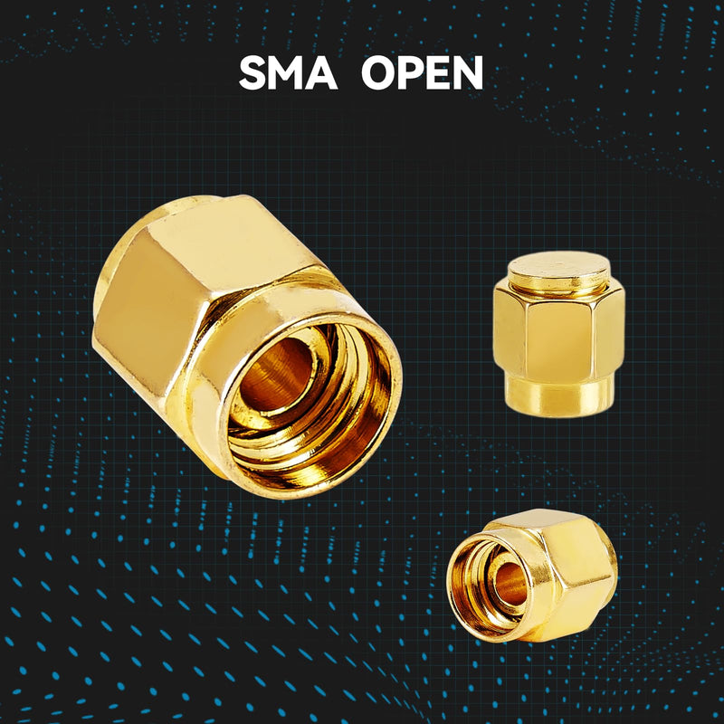 [Australia - AusPower] - Seesii 6Pcs SMA Calibration Kits for NanoVNA H H4 F V2 V3 SAA Mini1300 PS100 Vector Network Analyzer & Antenna Analyzer Calibrate RF Coaxial Test Connector Short/Load/Open/Thru/Jumper/F2F M2M Set 