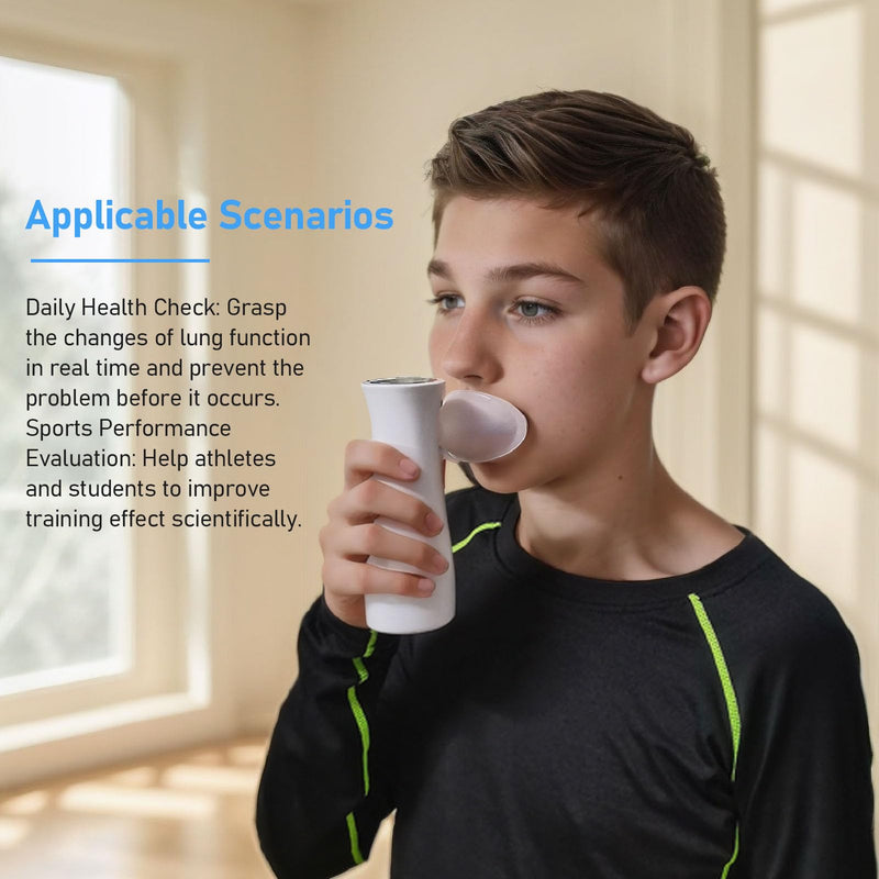 SENECESLI Incentive Spirometer, Breathing Exerciser for Lungs, Large High Resolution Display, for Athletes and Students