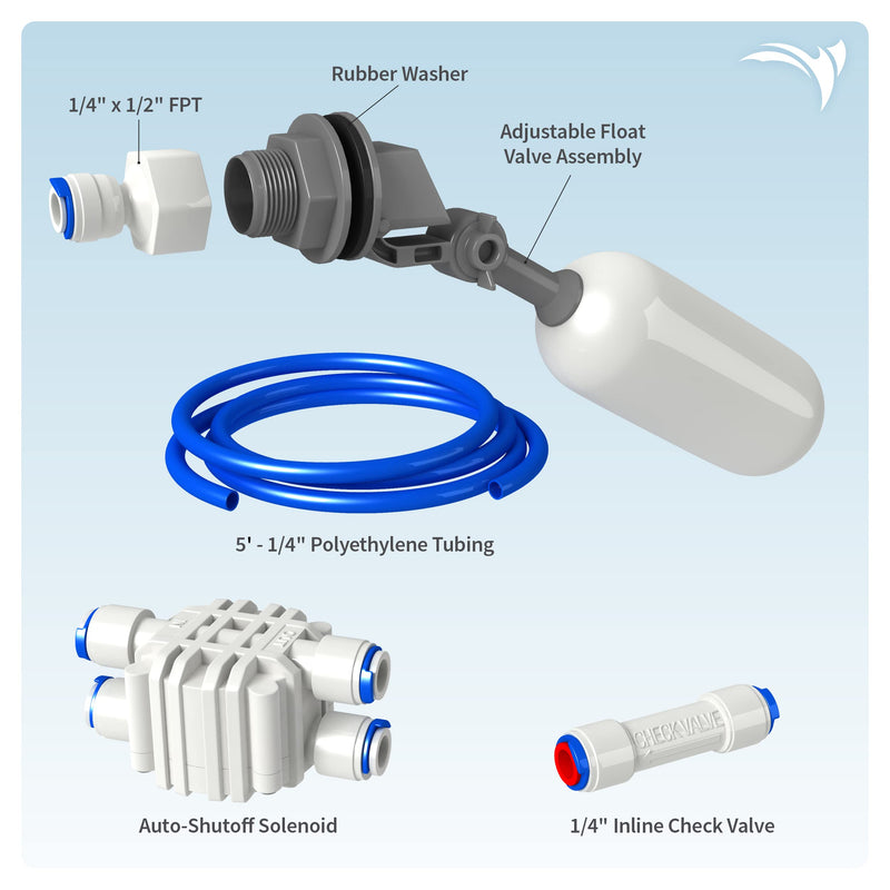 [Australia - AusPower] - AquaticLife Float Valve Kit for RO & RO/DI Systems 