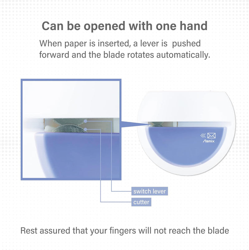 [Australia - AusPower] - Electric Letter Opener, LO85B Blue Letter openers Envelope, Envelope Opener, Blue Asmix 