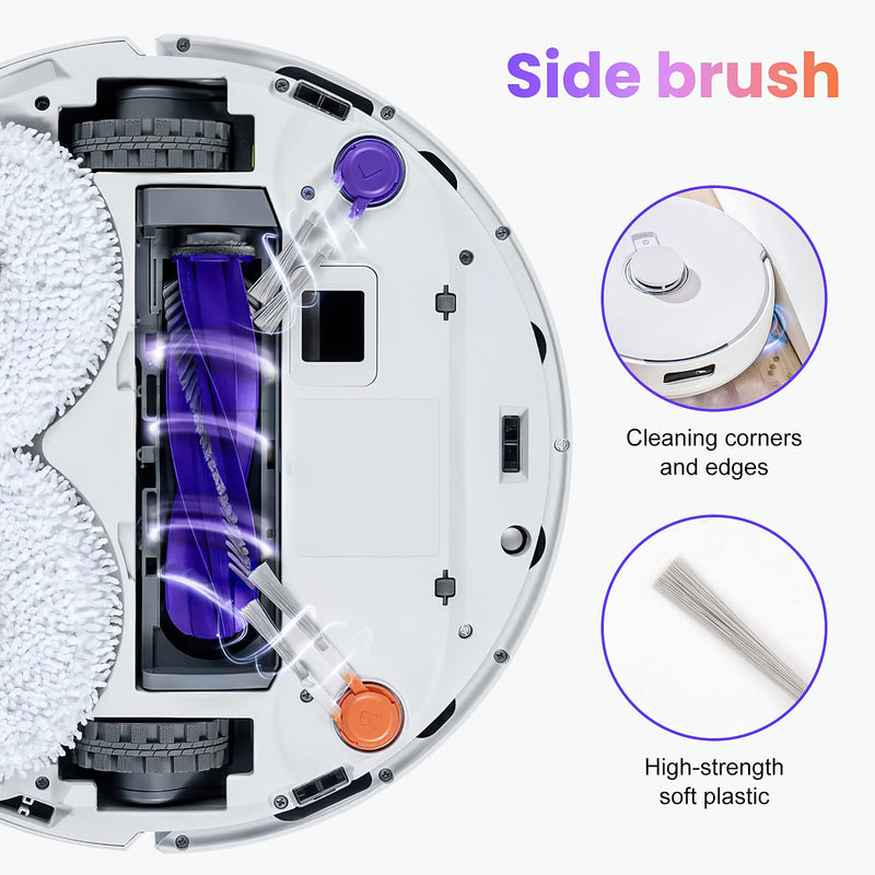 [Australia - AusPower] - 20 Pcs Accessories kit for NARWAL Freo Z10 Ultra/NARWAL Freo Z10 Robot Vacuum Cleaner, 1 Main Roller Brush, 6 Dust Bags, 4 Hepa Filters, 4 Mop Pads, 4 Side Brushes, 1 Clean Tool 20 Pcs for NARWAL Freo Z10 Ultra/Z10 