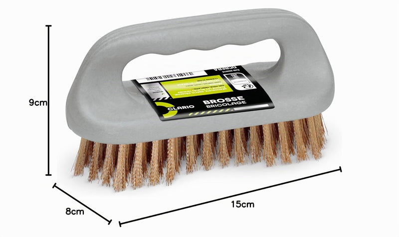 Metal Brush - Fits comfortably in the hand for comfortable working - 100% Brass-plated steel bristles