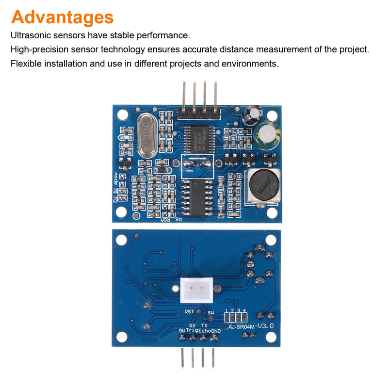 [Australia - AusPower] - MECCANIXITY Ultrasonic Module Distance Sensor JSN-SR04T High Precision Distance Measuring Transducer Ultrasonic Ranging Sensor, Blue 