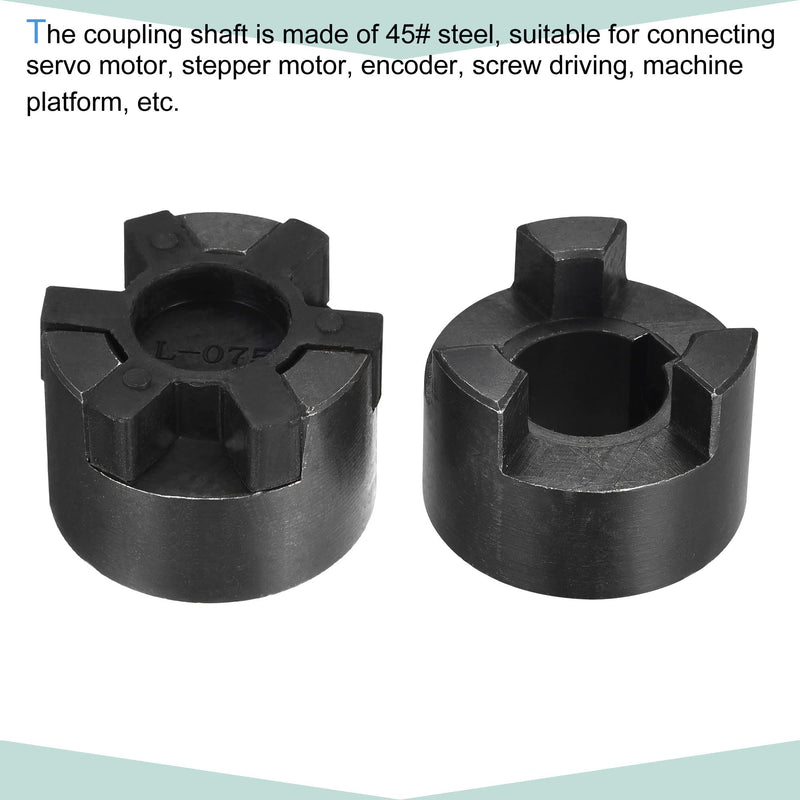 [Australia - AusPower] - MECCANIXITY Flexible Coupling Shaft 16mm to 19mm 51mm x 44mm Motor Coupler Joint 