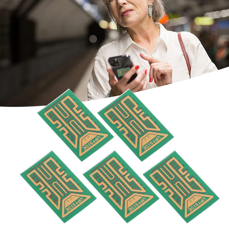 [Australia - AusPower] - PUSOKEI 5Pcs Phone Signal Stickers,Mobile Phone Signal Enhancement Stickers,Signal Antenna Booster Stickers,Improve Signal in Elevators/Mountaineering/Tunnels,Support Two‑Way Radios,Buzzers 